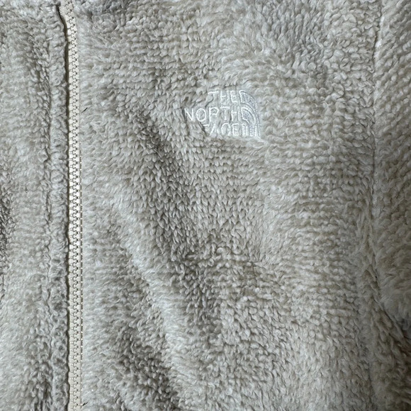 The North Face Girls Suave‎ Oso Fleece Jacket Size S (7/8) Oatmeal - Picture 2 of 8